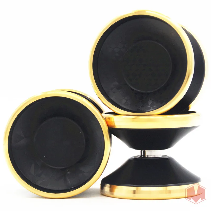 New arrive YoYo Ace Yo Mecry 7075 yo-yo Gold-plated ring professional sports yo - yo Metal ball best gift for Christmas day