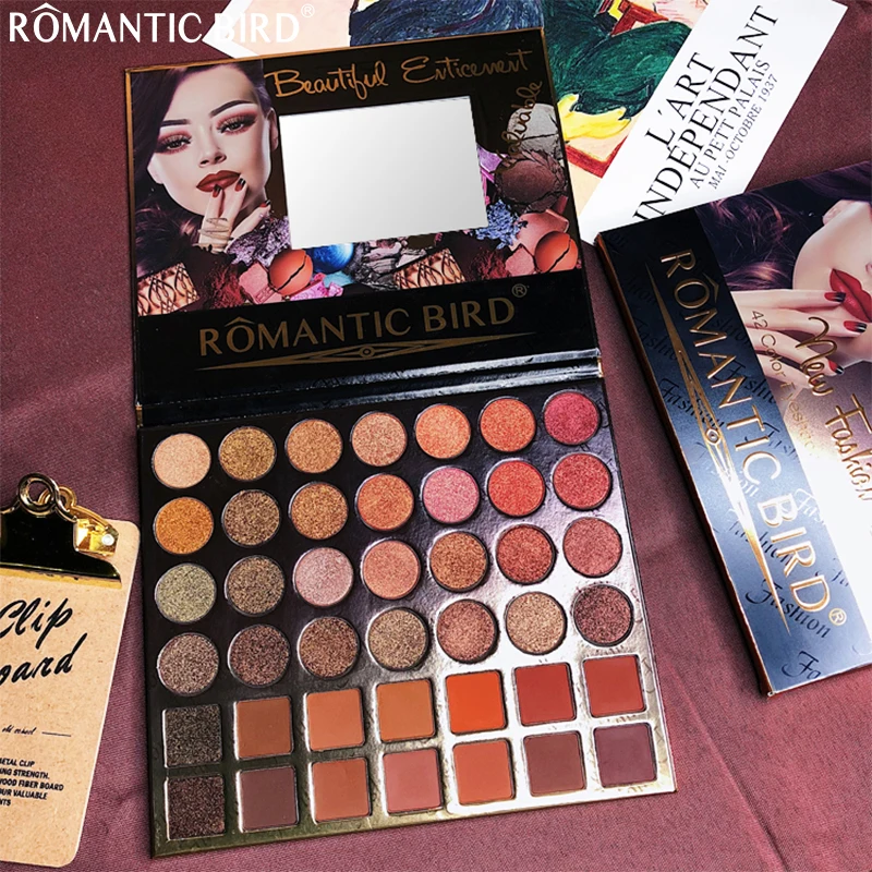Романтическая птица красота глазурованный макияж Gorgeous Me тени для век Палитра 42