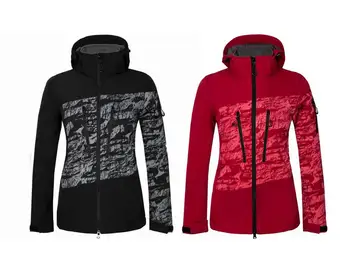 

2019 Women Jacket Hiking Jacket Softshell Fleece Coat Windproof Double Zipper Water Repellent Female Outdoor Sport Wear Riding