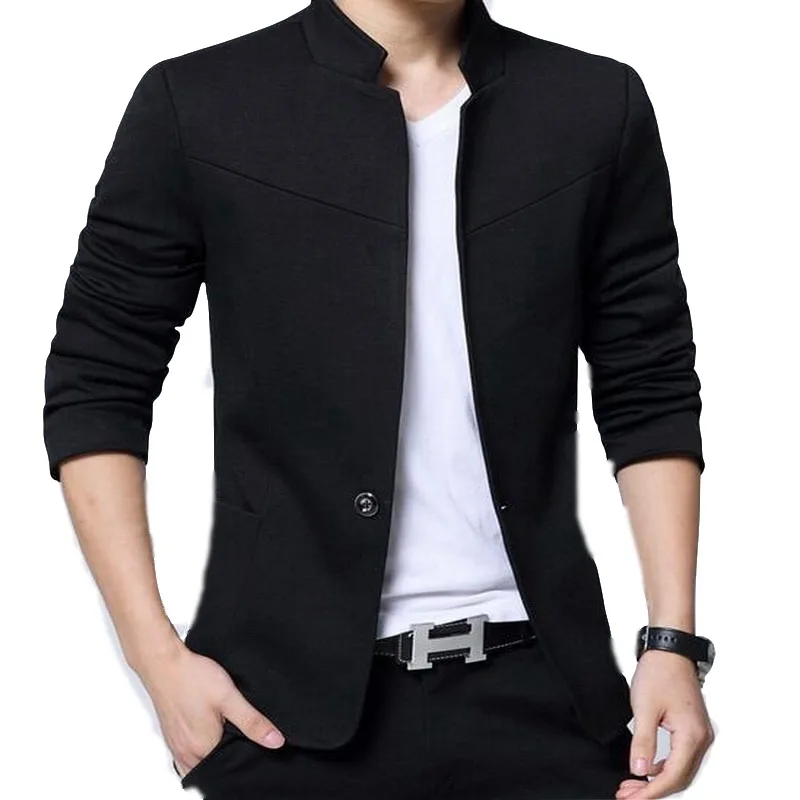 VXO 2018 Blazer Men 5xl Plus Size Mens Blazer Jacket Chinese Collar ...