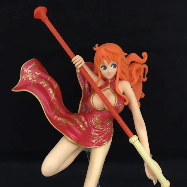 19cm One Piece Nami Action Figure PVC One Piece Anime Nami Collectible