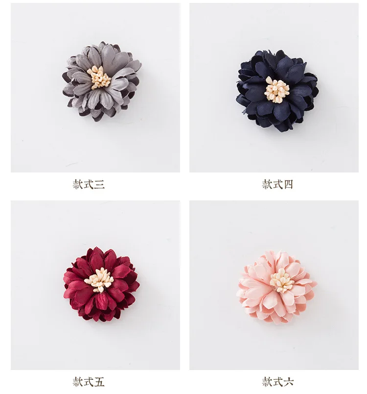 Корейская версия супер-волоконная Ткань DIY Ручная работа цветок украшения аксессуары Хризантема пермант цветок аксессуары