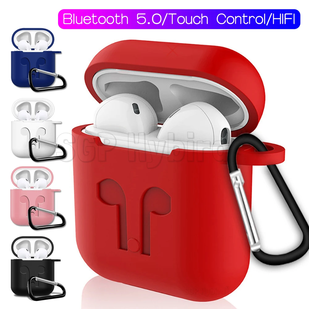 

TWS i12 mini wireless earphone bluetooth 5.0 headphones blue tooth ear phones blutooth Charging headset Protector Silicone Case