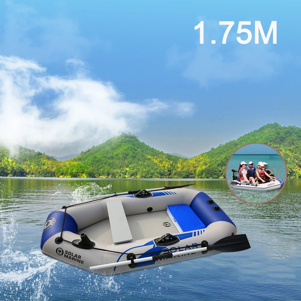 175cm PVC Boat Wear resistant 2 Person Inflatables Kayak Fishing Boat