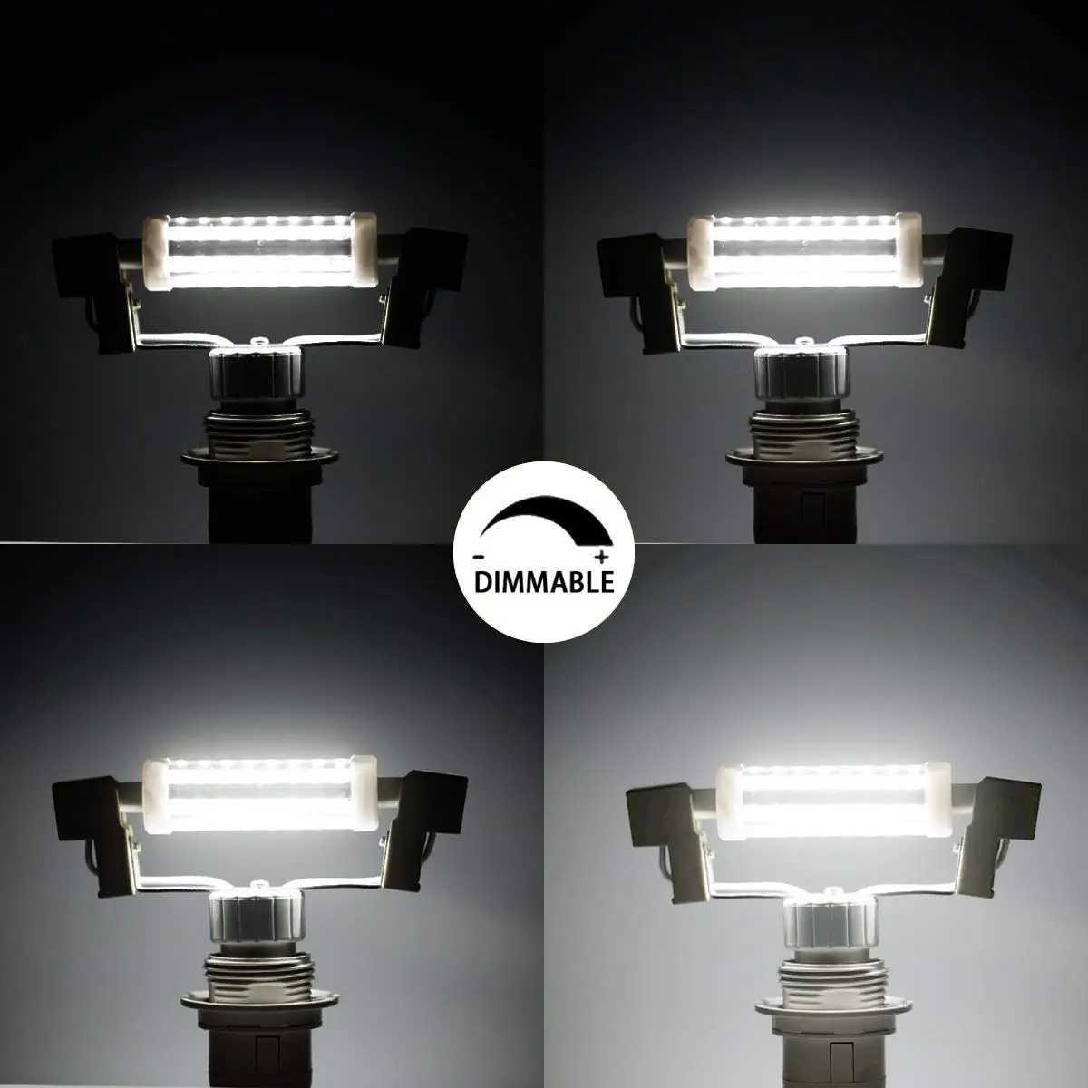 R7S светодиодный лампочка Dimmable10W лампа 3000 K/6000 K 900lm 100W эквивалент галогенной лампы переменного тока 90-240V Энергосбережение в офисе
