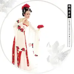 Древние китайские стиль студия тема одежда Royal сказочной принцессы платье без бретелек взрослые сексуальные династии Тан Национальный