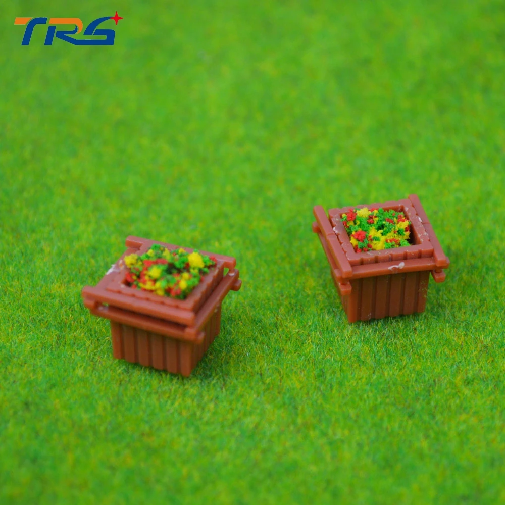 

1/50 scale Building material sand table model DIY indoor scene outdoor background square square flower