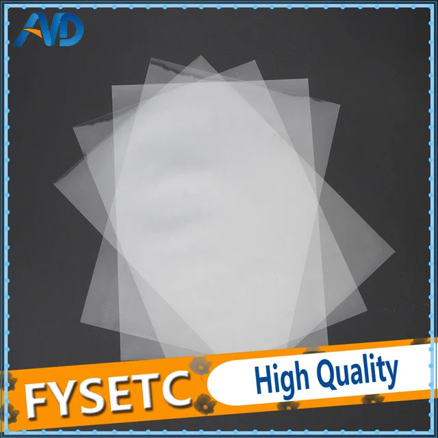 Special Price 4 sheets FEP Film 242*147*0.1mm DLP LCD SLA Resin 3D Printer For Wanhao Duplicator D7, Proniks KLD-LCD1260, YHD-101