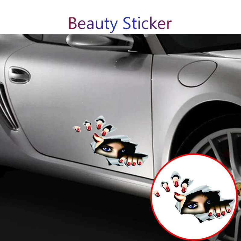 OVERE 1 шт. автомобильные 3D наклейки Стайлинг глаз для Renault Megane 3 Duster Logan Captur Clio Chevrolet