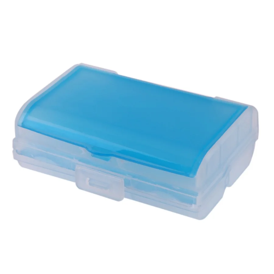 Стразы для ногтей, чехол-контейнер для ювелирных изделий, двойной слой, 6 отсеков, для хранения таблеток, чехол для лекарств, держатель для путешествий, коробка для планшета, Органайзер - Цвет: Синий