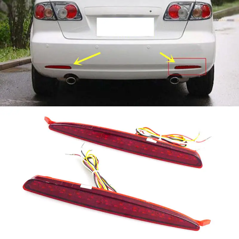 

For MAZDA 6 2003-2008 2pcs Rear fog lamp Rear bumper lights turn-signal lights