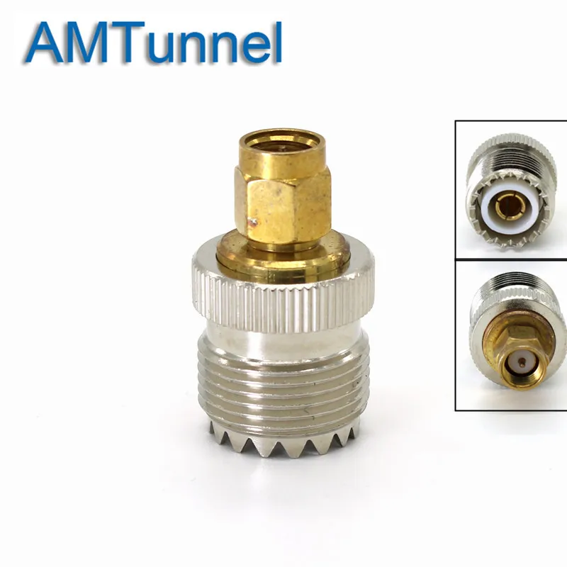 SMA Male to SL16 Female Connector UHF Coax adapter Converter 1pc SMA-J/UHF-K connector | Мобильные телефоны и аксессуары