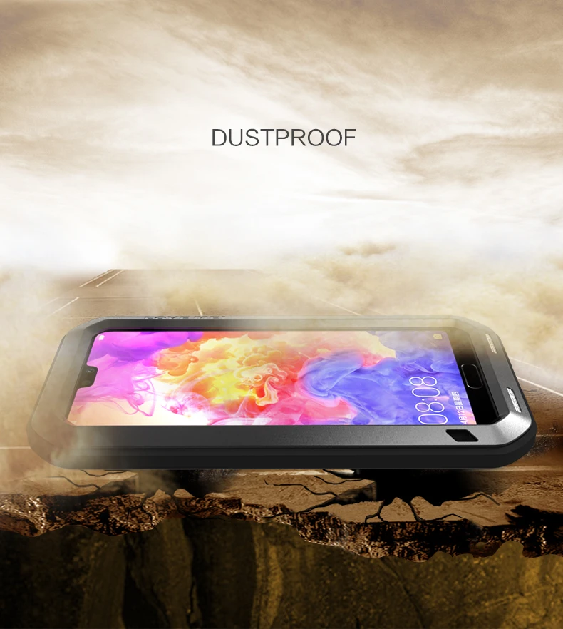 

Shockproof Rugged Full Body Protective Cover HW P20 Pro Case HW P20 Metal Armor Case HW P20 Pro Cases