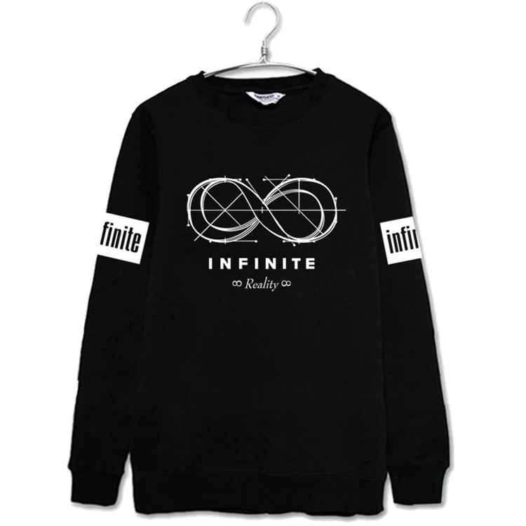 C2 Infinite KPOP унисекс осень-зима рубашки с длинными рукавами толстовки k-вечные пузырики для лопания реальность корейские толстовки Верхняя одежда верхняя одежда верхнее пальто - Цвет: C2