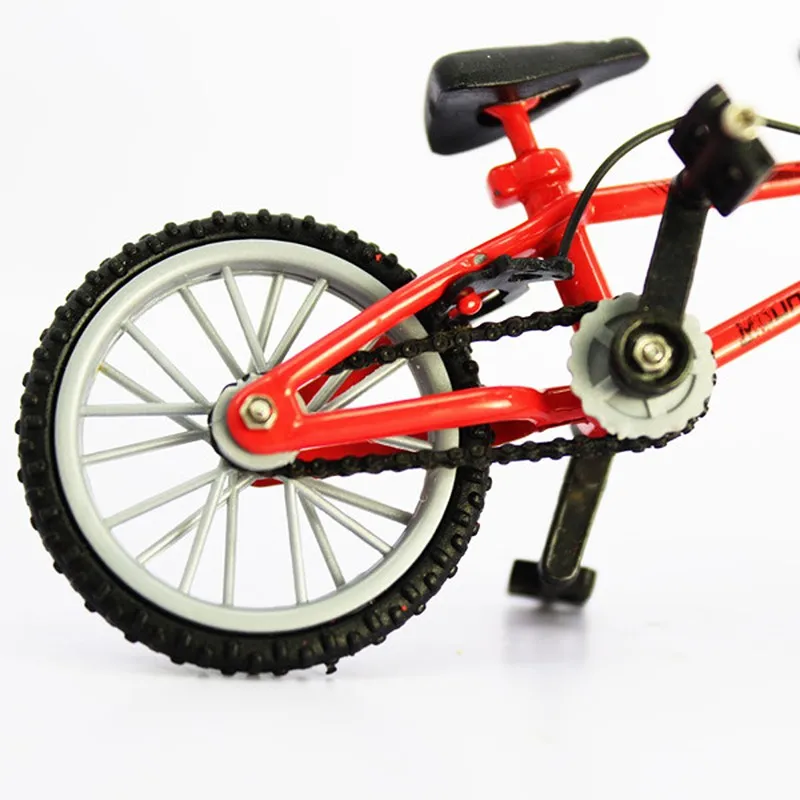 1 шт. Палец Велосипед Мальчик Дети Мини сплав+ пластик палец велосипед игрушка для коллекции и отличный подарок