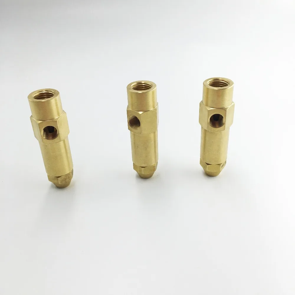 High Quality 0.8MM 1.0MM 1.2MM Brass Fuel Accessories,Siphon Waste Oil Burner Nozzle,Air Atomizing Fuel Burner nozzle