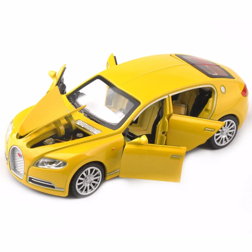 1/32 Bugatti Veyron 16C Galibier литые под давлением металлические модели автомобилей, игрушки из сплава, рождественский подарок для мальчиков