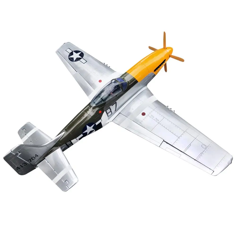 

NEW P-51 Mustang 20cc 68"/1730mm Balsa Wood Gas Airplane Model Scale Plane With Carbon Fiber Spinner Retract Landing Gear