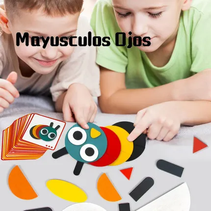 

1Set Montessori Fun Puzzle Animals Early Learning Jigsaw Puzzles Children's Educational Toys