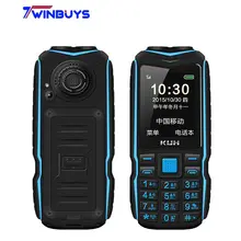 KUH T3 2,4 дюймов внешний аккумулятор телефон две sim-карты камера MP3 двойной фонарик большой голос Прочный противоударный дешевый мобильный телефон