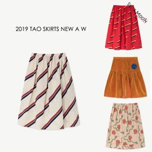 Новинка года; брендовые Детские юбки TAO; сезон осень-зима; юбки с принтом для девочек; Милый хлопковый костюм для маленьких детей