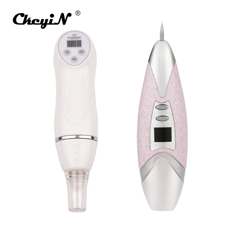 

Diamond Vacuum Suction Blackhead Acne Removal Facial Skin Peeling Pore Cleaner Removal Wrink Acne+Freckle Machine Skin Mole Pen