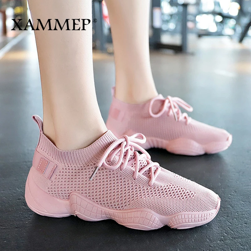 Женская Повседневная обувь; женские кроссовки; Брендовая женская обувь; женские кроссовки; обувь на платформе; сетчатая обувь; большие размеры; сезон весна-осень; Xammep