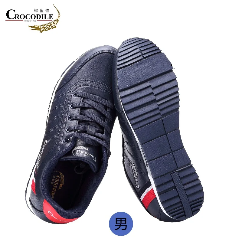 Крокодил Для мужчин работает тапки обувь плоской подошве спортивная обувь амортизацию кроссовки для Для - Цвет: dark blue