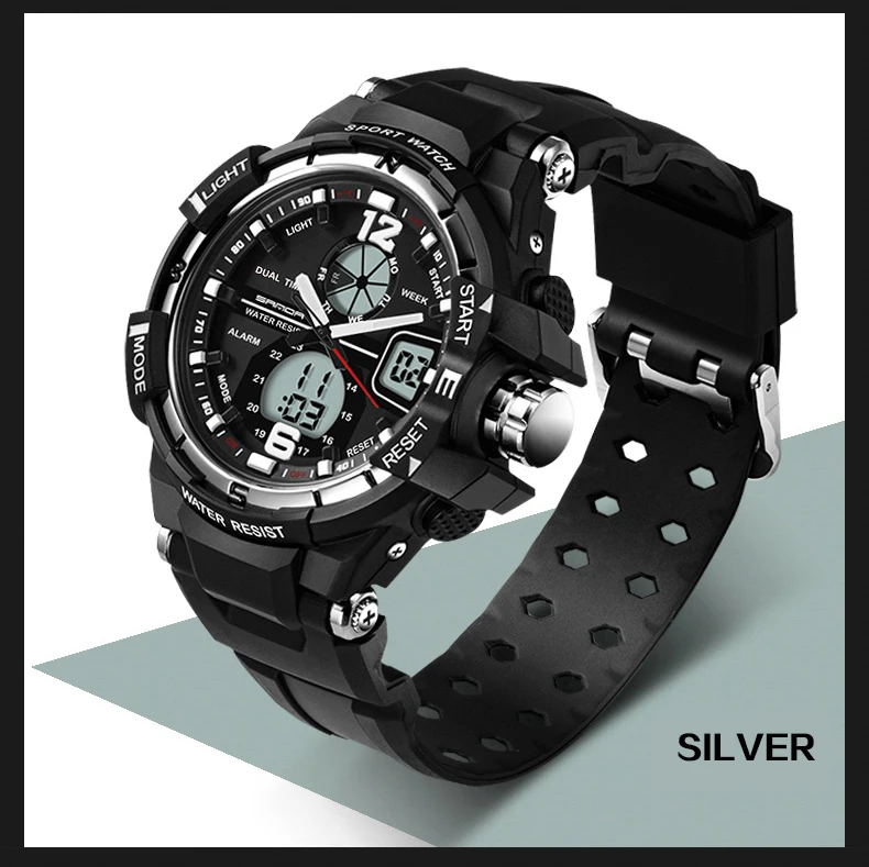 Сандалии 289 г стиль Мужские часы лучший бренд класса люкс Военная Униформа спортивные для мужчин S шок противостоять reloj hombre relogio masculino