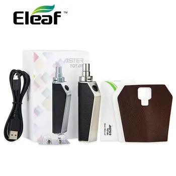 

Original Eleaf Aster Total Starter Kit 1600mAh Aster Total Mod 25W Bypass Mod 2ml e-juiceCapacity Vape Vaporizer All In One Kit