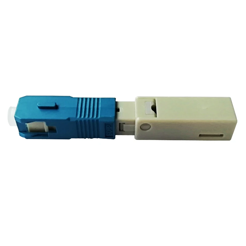 

ZHWCOMM 100PCS/Bag SC UPC optical fiber Fast connector SC Embedded Fiber fast connector FTTH quick assembly connector