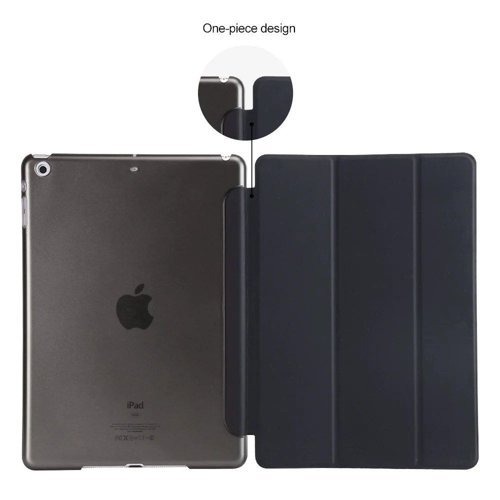 Для Apple, iPad 9,7 дюймов,&, ультра тонкий кожаный чехол для iPad A1822 A1823 A1893 A1954