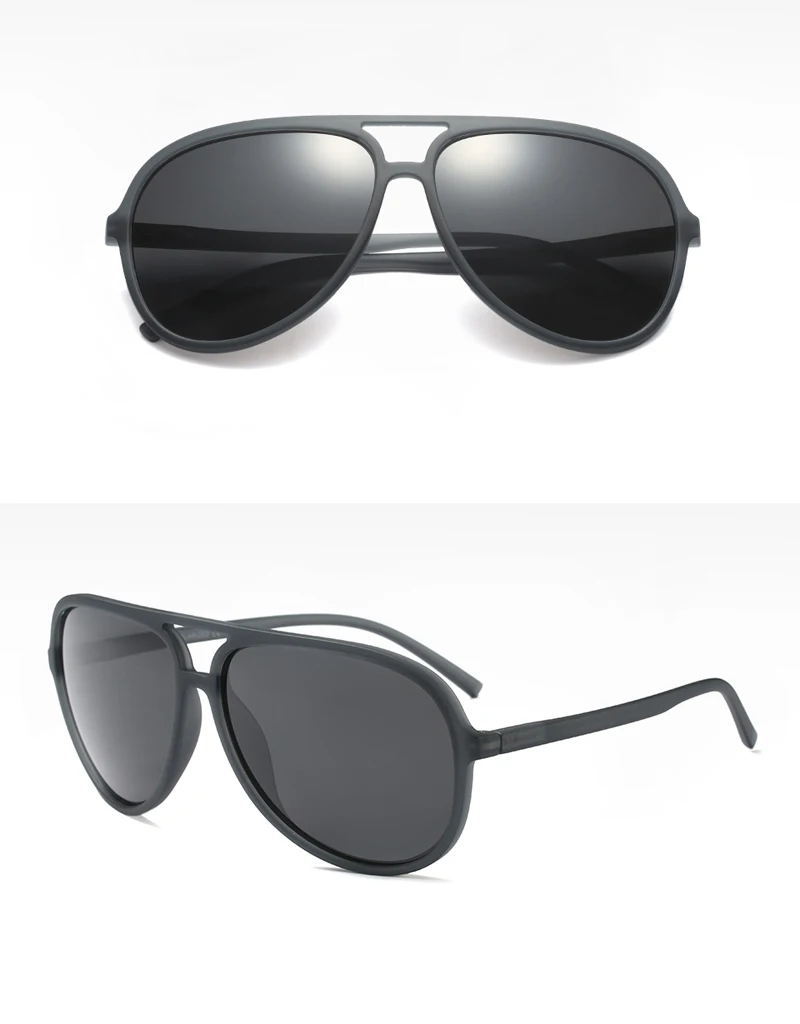 Peekaboo TR90, солнцезащитные очки, мужские, поляризационные, uv400, с коробкой, высокое качество, матовые, черные, солнцезащитные очки для мужчин, поляризационные, для вождения