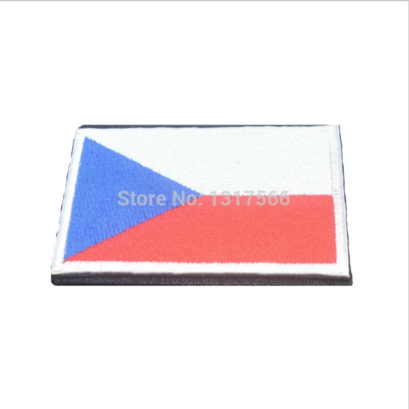 

Embroidery Badge Czech Republic National Flag Of Czech Military Embroidered Badges Tactical Patch For Outdoor Clothing Cap Bag