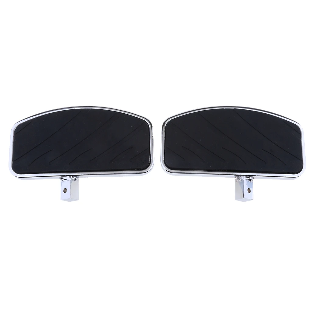 2pcs Black Front Rider Foot Pedals for Honda Magna VF 250 750 Yamaha V-STAR DragStar 650 XV