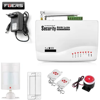 

GSM10A Security Remote Control GSM Alarm SIM Home Auto Dialing Dialer SMS Call Security System Alarm Russian Alarme System