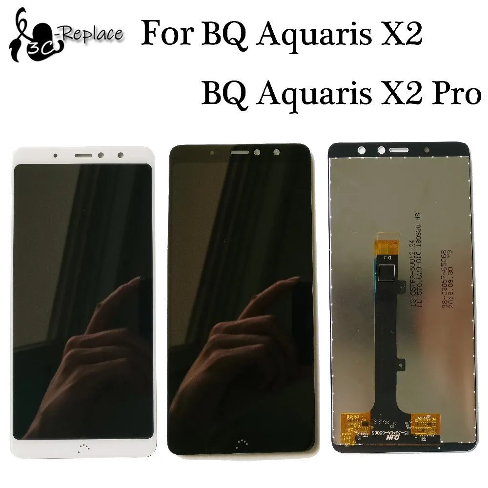 Оригинальный ЖК-дисплей Дисплей для BQ Aquaris X2 / Pro с кодирующий преобразователь