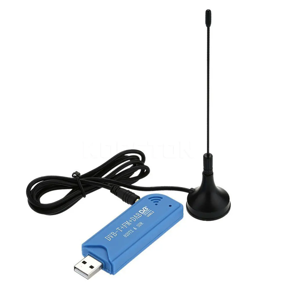 Kebidumei USB 2,0 программное обеспечение радио DVB-T RTL2832U+ R820T2 SDR цифровой ТВ вставляемый приемник