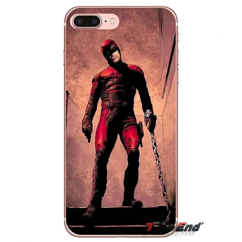 Красные супергерои Мстители для iPhone X 4 4S 5 5S 5C SE 6 6S 7 8 Plus Samsung Galaxy J1 J3 J5 J7 A3 A5 2016 2017 TPU