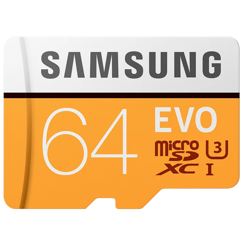 SAMSUNG, Micro SD карта, 64 ГБ, карта памяти EVO Plus, microsd, 128 ГБ, microsdxc, класс 10, TF карта, 32 ГБ, microSDHC, UHS-1 - Емкость: 64GB Y