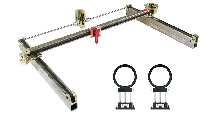 CO2 лазерный механический набор наружных раздвижных рельсов комплекты лазерных модулей 600*900 мм DIY Pa для 6090 CO2 лазерная гравировальная машина