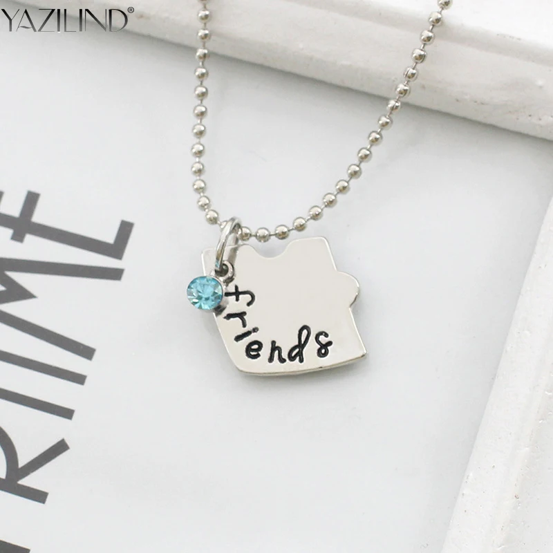 YAZILIND Best Friend Forever ожерелье сердце сломанный стиль 3 шт головоломка кулон подарок