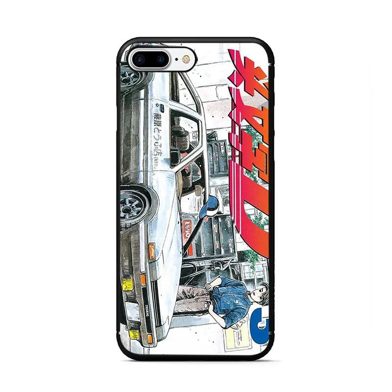 Чехол для телефона INITIAL D AE86 из мягкого ТПУ iPhone 12 Mini SE 2020 11 Pro 5 5s 6 s 7 8 Plus X XR XS