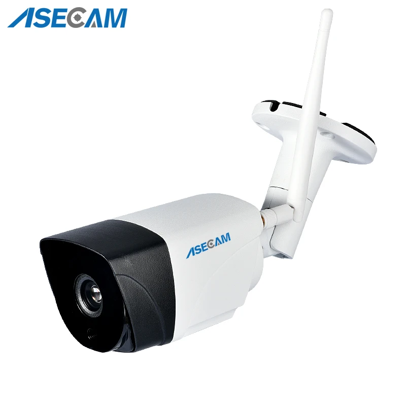 

New Wireless HD Wifi 1080P IP Camera wifi P2P Waterproof Onvif Metal Bullet Outdoor CCTV Security Wi fi Network White ipcam p2p