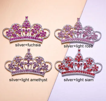 

(M0841)58mmx33mm rhinestone embellishment , or light rose ,flat back,9 styles, crytals and acrylic beads