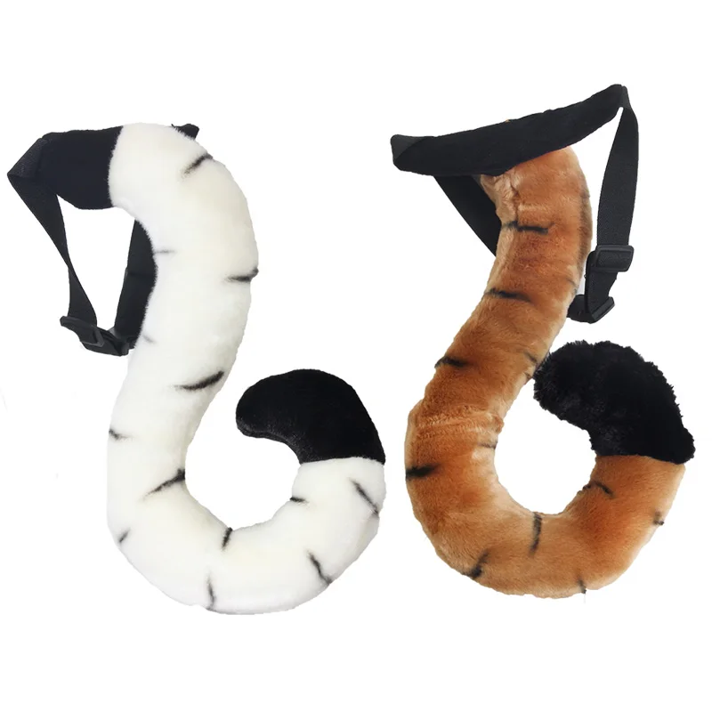 Голова хвоста тигровой лапы плюшевая игрушка Детский костюм|plush toys|tiger pawstoys children |