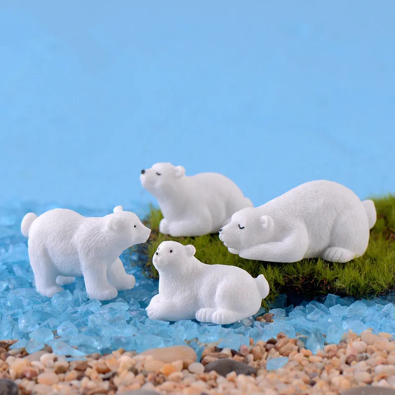 

Cute Mother and Baby Bear for Miniature DIY Potted plant Decorations