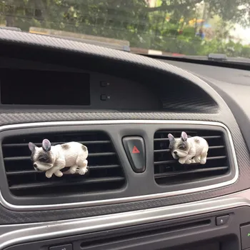 

MR TEA Car styling Cute Dog Air Conditioner Outlet Perfume Puppy Pet Auto Air Freshener Decoration Auto Fragrance Ornament