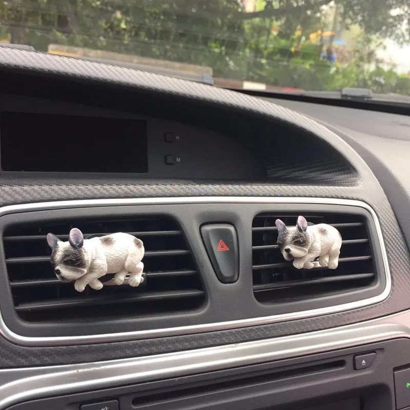 Mr Tea Car styling lindo perro aire acondicionado Outlet Perfume Puppy Pet Auto ambientador decoración Auto fragancia ornamento|auto air freshener|outlet perfumeauto fragrance - AliExpress