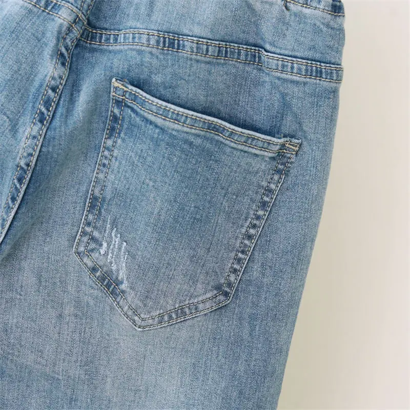 Vintage Jeans Women With High Waist Harem Pants Plus Size 5XL Mom Jeans Elastic Loose Streetwear Boyfriend Jeans For Women Q1184